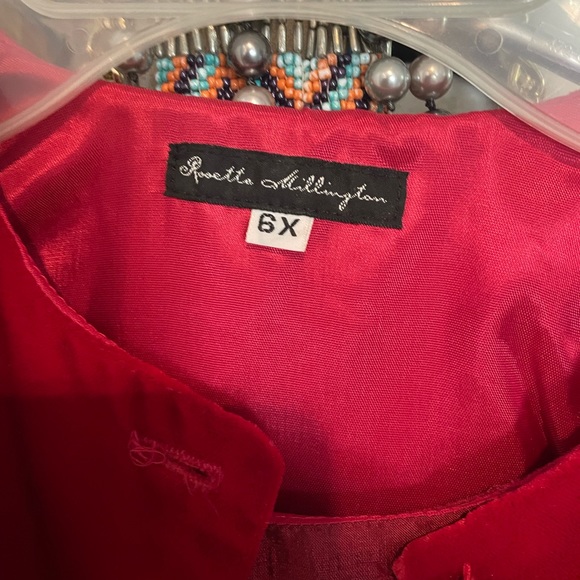 Rosetta Millington Red Children’s Dress - Picture 5 of 5